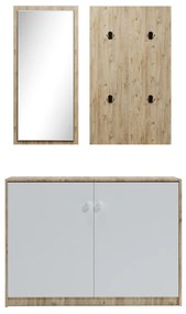 Előszoba bútor Vetide (tölgy + fehér) . 1093920