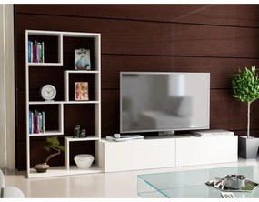 TV szekrény Bare - White