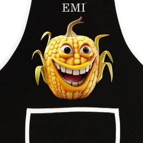 EMI Corny konyhai kötény, Fekete