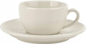 Porcelán csésze 250 ml csészealj Milena