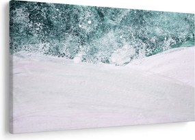 Kép - Türkiz absztrakció (90x60 cm)