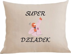 Párna párnahuzat Nagypapa napja Szuper nagypapa Ajándék