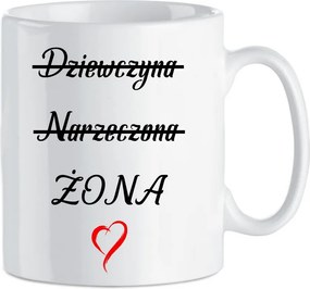 Kerámia bögre Nőnap Lány Menyasszony Feleség Ajándék