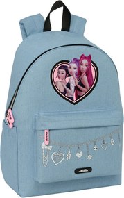 K-pop Démonvadászok Denim Dreams iskolatáska, táska laptop tartóval 43 cm