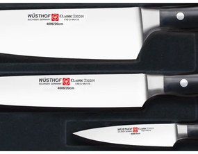 Wüsthof - Konyhai kés készlet CLASSIC IKON 3 db fekete