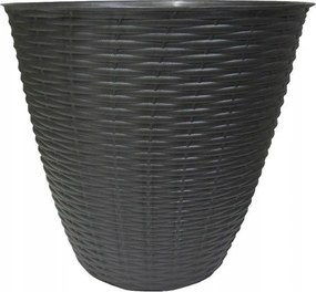 Bama Paglia virágcserép takaró, antracit 24 cm