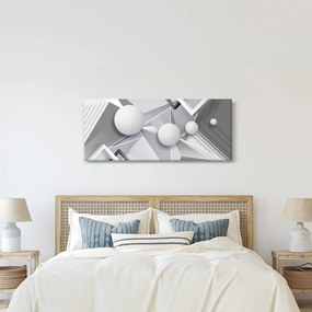 Geometriai absztrakt kép (120x50 cm)