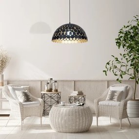 Csillár zsinóron LISA BLACK 1xE27/60W/230V