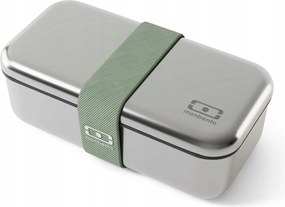 Monbento Sense bento uzsonnás doboz 0,7 l Zöld Natural