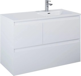 Elita Split szekrény 100x45.8x63.5 cm Függesztett, mosdó alatti fehér 168160