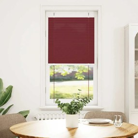 pliszírozott redőny Bordeaux piros 55x150 cm Szövetszélesség