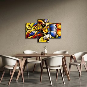 Kép - olajfestmény, szerelmesek (90x60 cm)