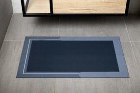 Aqualine Aqualine, fürdőszobaszőnyeg 60x120cm, nedvszívó, kék, PCD012V