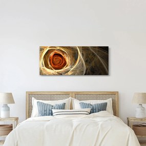 Kép - Absztrakt rózsák tüzes színekben (120x50 cm)