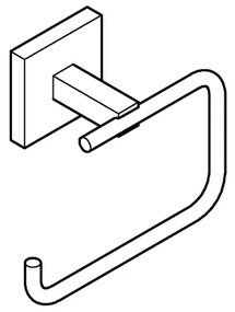 GROHE 40978DC0 - START CUBE WC-papírtartó, nemesacél