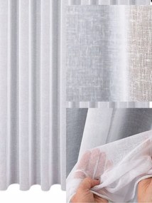 Függöny Kész Szalaggal Függöny Ólompal Nappaliba Fehér Sima s260x220