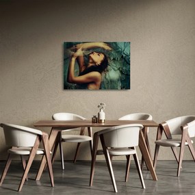Üveg kép - A múzsa (70x50 cm)