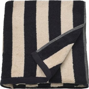 Ikea fürdőlepedő Slanhostmal fekete/világos bézs csíkos 100x150cm