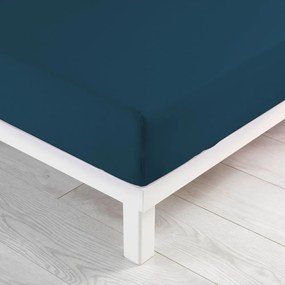 Sötétkék gumis jersey lepedő 90x190 cm Jersy – douceur d'intérieur