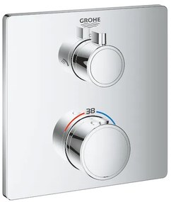 Grohe Grohtherm zuhany és fürdő csaptelep vakolat alatti rész nélkül króm 24079000 G24079000