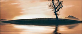 Egy fa képe egy szigeten (120x50 cm)