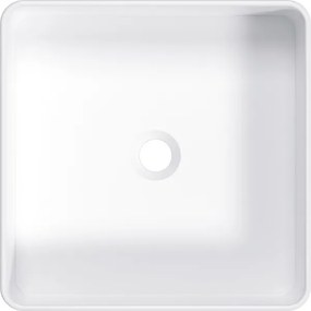 Square pultra ültethető kerámia mosdó