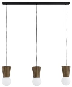 Argon 6358 - VOLANTE fürdőszobai függeszték kábellel 3xG9/6W/230V IP44 barna