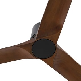 FARO 33839 - HEYWOOD TUB L mennyezeti ventilátor fenyő/fekete, Ø132 cm + DO