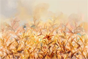 Kép - levelek az ősz színében, olajfestmény (90x60 cm)