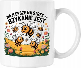 Méhecske bögre mém vicc 5 fehér 330ml