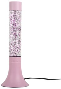 Rózsaszín asztali lámpa üveg búrával (magasság 37,5 cm) Astro Glittler – Leitmotiv