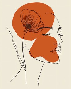 Poszter 40x50cm Meleg virág