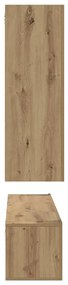 TV szekrény garnitúra 5 pcs kézműves tölgy 30.5 x 30 x 90 cm