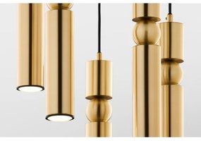 Jupiter 2020 - Csillár zsinóron ALAS 5xGU10/10W/230V arany