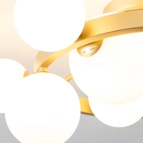 Brilagi - LED Felületre szerelhető csillár MILLA 10xG9/3W/230V arany/fehér