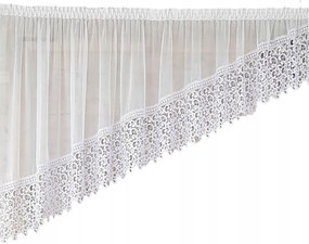 Készfüggöny 300x120,bal oldali,fátyol,gipsz 30cm