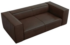 Sötétbarna bőr kanapé 212 cm Madame – Windsor &amp; Co Sofas