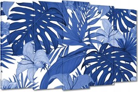 Festmények 150x95 Classic Blue Monstera
