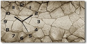 Üveg falióra Kő falióra 60x30 cm