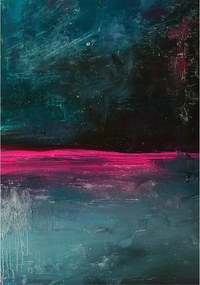 Dekoria Vászonkép Expression Pink I 70x1