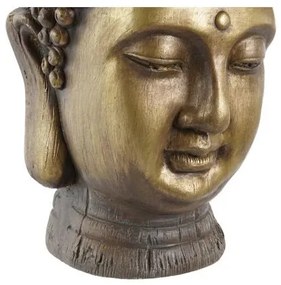 Arany kerámia Buddha fej szobor 22x20x42 cm