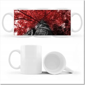 Nyomott mintás bögre mamutfenyő magas fa