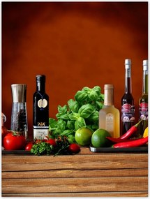 Poszterek 30x40 Zöldségek Gyümölcsök Fűszerek