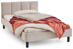 Bézs kárpitozott franciaágy ágyrács nélkül 140x200 cm Joker – Meise Möbel