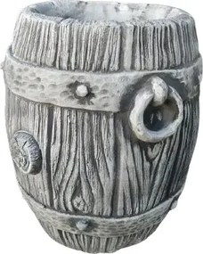 Kerti figura Virágtartó Hordó