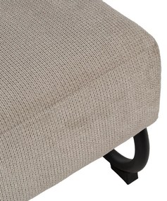 Szürkésbarna zsenília fotel Industra – Ixia