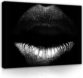 Hálószoba Vászonkép Női Száj Vászon Fal Modern Nagy XXL 120x80