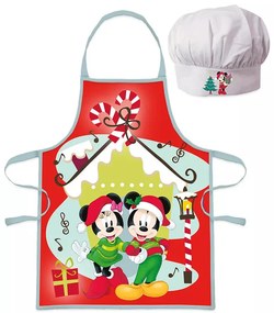 Disney Minnie and Mickey Karácsonyi gyerek kötény 2 darabos szett