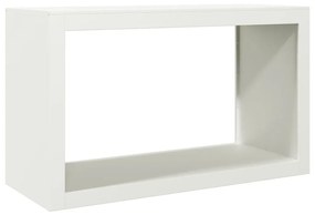 fehér acél tűzifatároló 100 x 40 x 60 cm