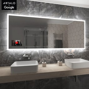 SMART tükör LED világítással M1 + SmartScreen with Google TV